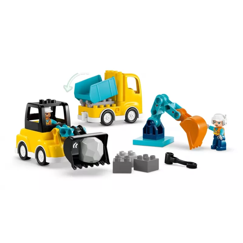 LEGO DUPLO 10475 3-in-1 Stavebné vozidlá