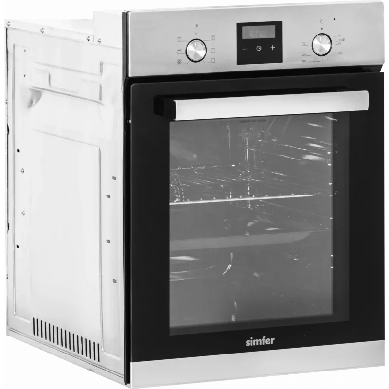 Vstavaný sporák SIMFER 4207BERIM.1 — 47 l multifunkčný nerez, 54,1 cm V × 45 cm Š