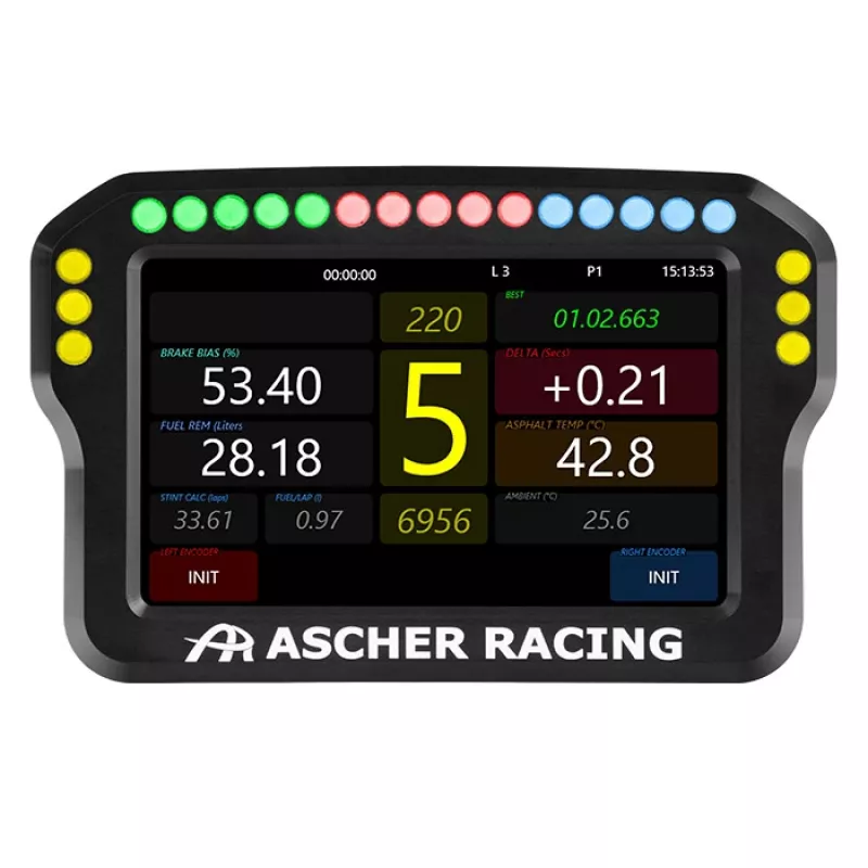 Palubná doska volantu Ascher Racing 4 palce model 76080028 pre simracing zostavy
