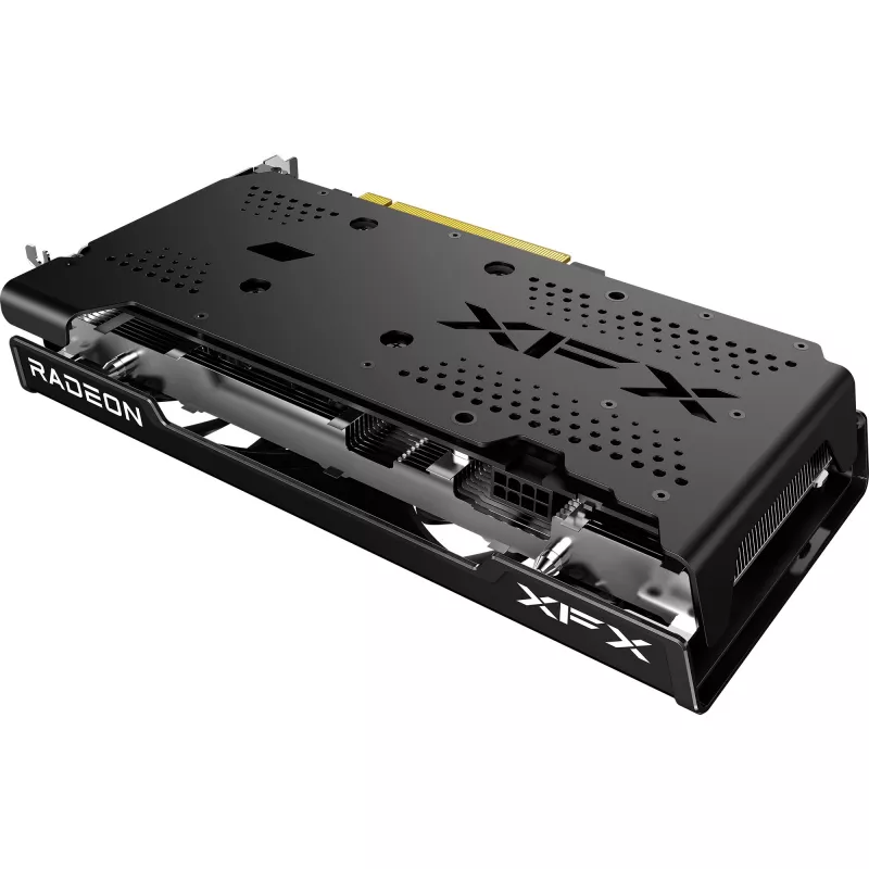 Grafická karta XFX Radeon RX 7600 — 8 GB GDDR6, PCIe 4.0, 128-bit, 2x DisplayPort 2.1, HDMI 2.1, 2 ventilátory
