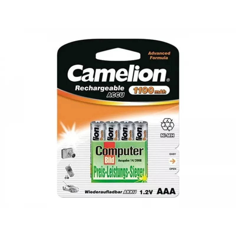 Nabíjateľná batéria Camelion NH-AAA1100BP4
