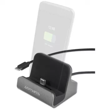 4smarts nabíjacia dokovacia stanica VoltDock USB-C 60W sivá (541426)
