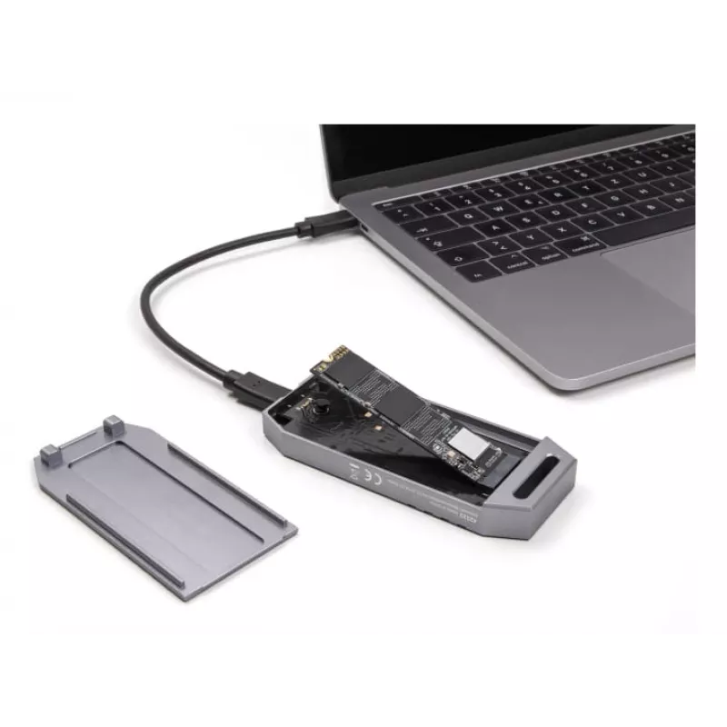 Puzdro na SSD DeLOCK 42033 sivé M.2 PCI Express 40 Gbit/s