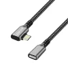USB 3.2 Gen2 Type-C na USB-C konektor samica, PD, 1 m