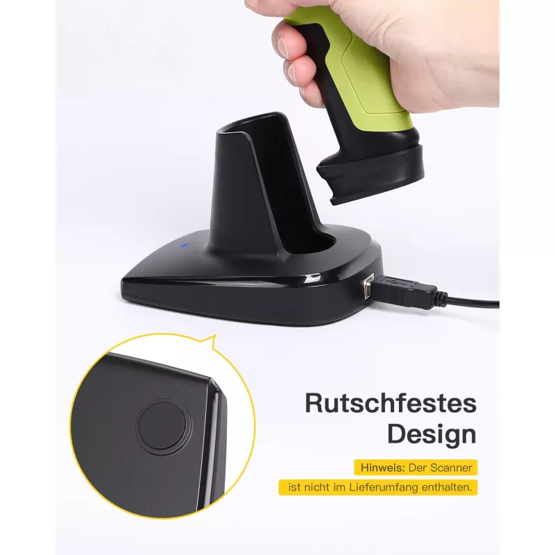 Čítačka čiarových kódov Inateck BS04001 2-in-1 bezdrôtová nabíjateľná cez USB