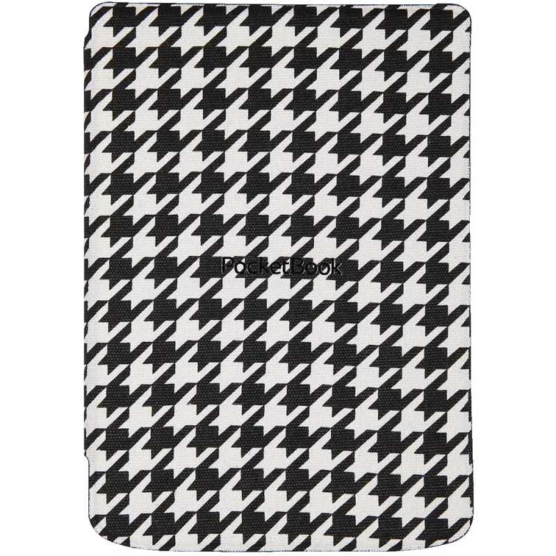Folio puzdro pre 6-palcovú čítačku e-kníh PocketBook Shell — čierne/biele, 112 × 160 × 12,5 mm
