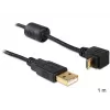 USB kábel DeLOCK USB 2.0 1 m Micro-USB B čierny