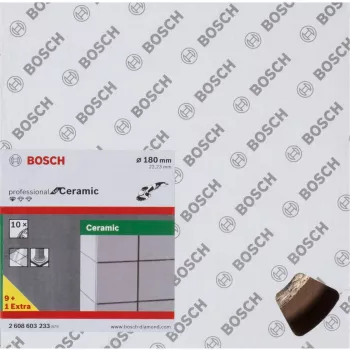 Diamantový rezací kotúč na keramiku Bosch Professional Ø180 mm, 10 ks, otvor 22,23 mm
