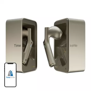 In-ear prekladač Timekettle W4 AI Gold — simultánne tlmočnícke slúchadlá