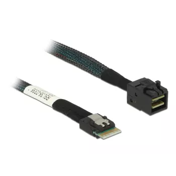 DeLOCK SAS kábel 85081 0,5 m tenký SAS SFF-8654 Mini SAS HD SFF-8643