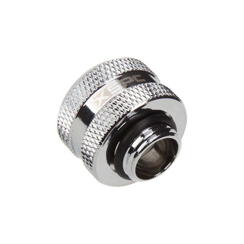 XSPC adaptér G 1/4 palca na 14 mm, chróm — 14-mm závitový adaptér pre konektory kvapalinového chladenia