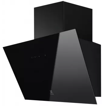 Nástenný digestor Electrolux LFV626K, čierny, 598×396 mm, 615 m³/h recirkulácia, 62 dB, aktívny uhlíkový filter