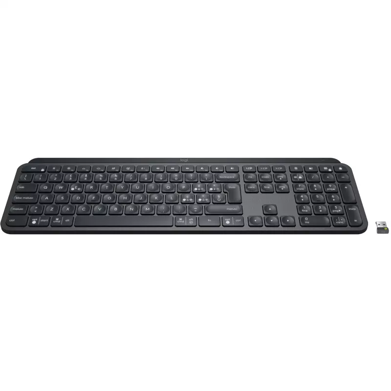 Logitech MX Keys for Business klávesnica RF Wireless + Bluetooth talianska grafitová (920-010247)