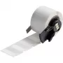 Brady, M6-96-427, vinyl, samolaminovacia, biela/transparentná, matná, 25,40 x 9,53(19,05) mm, pre priemer kábla 2,00 - 3,00 mm, permanentná (250 ks) (173917)