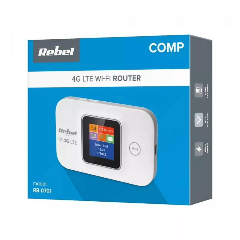 Rebel RB-0701 WLAN router singleband (2,4 GHz) 3G 4G