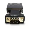SAVIO CL-145 konvertor VGA na HDMI, audio, Full HD, čierna