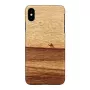 Puzdro na smartphone man and wood pre iPhone XS Max — terra čierna