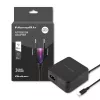 Qoltec 51027 nabíjačka | 65W | 5-20,3V | 2-3,25A | USB Type-C | PD