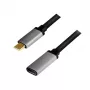 LogiLink USB kábel USB 3.2 Gen 2 CUA0105 0,5 m USB-C čierny sivý