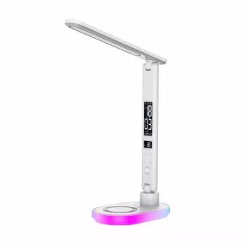 Stolná lampa Hawk HW-LAMP03 biela RGB — nastaviteľná LED stolná lampa s RGB osvetlením