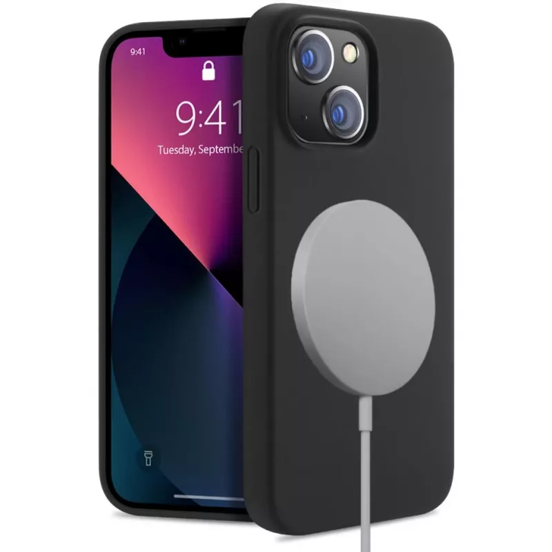 StyleShell Shock, puzdro na telefón čierna, iPhone 16 Plus, kompatibilné s MagSafe