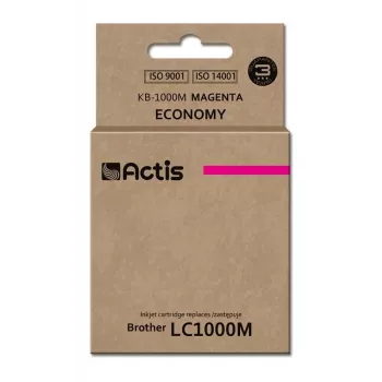 Atramentová kazeta ACTIS KB-1000M kompatibilná pre Brother, purpurová, 36 ml, štandardná výdrž