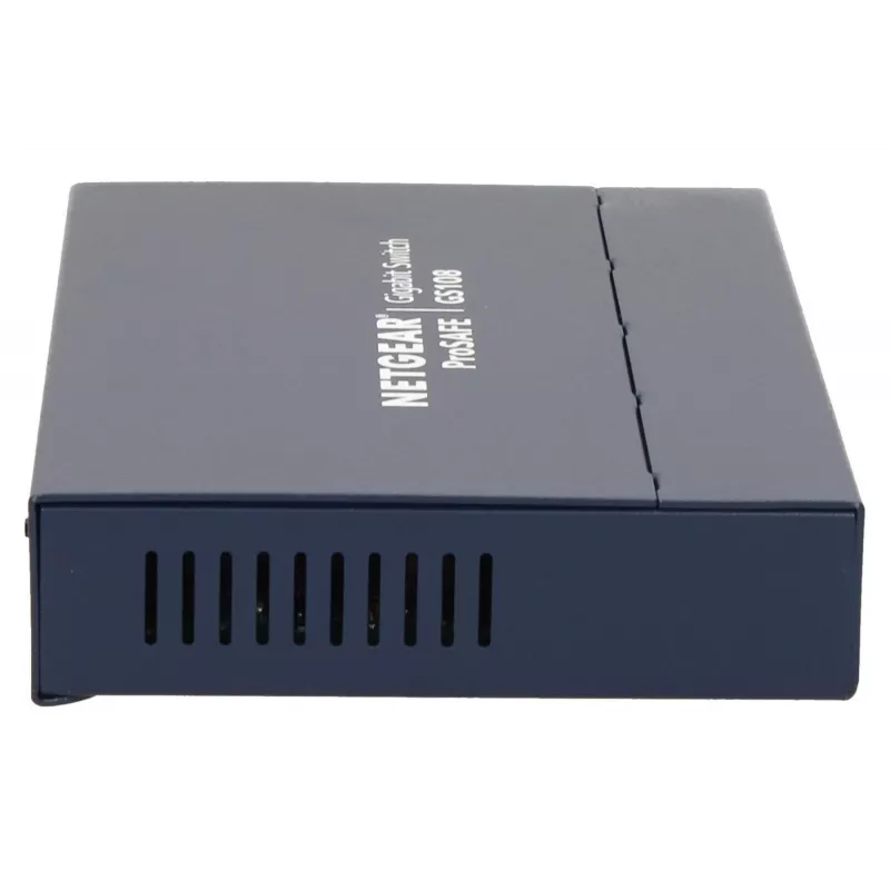 Neřízený switch NETGEAR GS108GE, 8 portov, Gigabit Ethernet, 16 Gbit/s