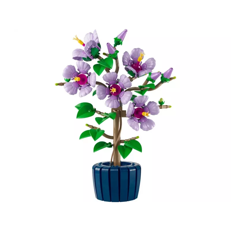 LEGO Botanical stavebnica Hibiscus Flower 10372 – 660 dielov, výstavný model, 250×360×130 mm