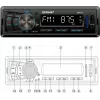 Auto FM rádio prijímač PRIME3 CRA21 BT Bluetooth s UKV tunerom a Bluetooth konektivitou