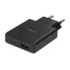 iBOX C-43 Slim GaN PD30W nástenná nabíjačka, čierna