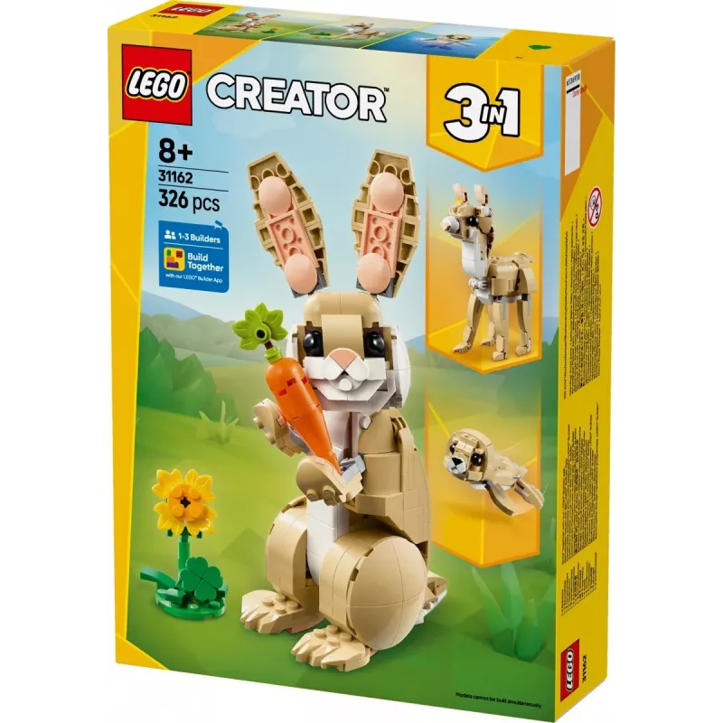 LEGO CREATOR 3 IN 1 31162 Roztomilý zajačik