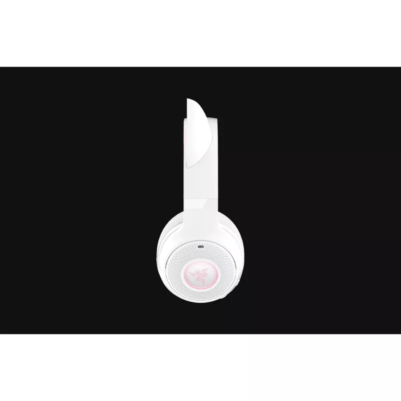 Bezdrôtový herný headset Razer Kraken Kitty V2 BT biela s Bluetooth, THX Spatial Audio, RGB podsvietenie