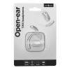 Gembird OWS-01-W Bluetooth slúchadlá TWS open-ear, biele