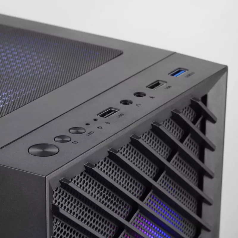 Tacens Mars MC-VORTEX mATX skriňa, čierna, 3 ventilátory FRGB 120 mm