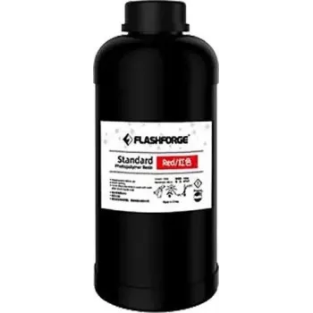 3D tlač UV/LCD štandardná živica červená 1 L Flashforge 405 nm