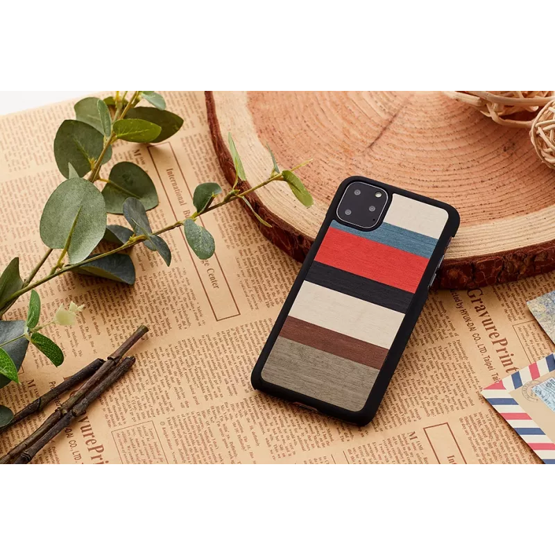 Puzdro na smartphone man and wood pre iPhone 11 Pro — corallina čierna