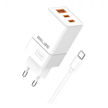 Nabíjačka Beline BELI02751 65W 2×USB-C + USB-A