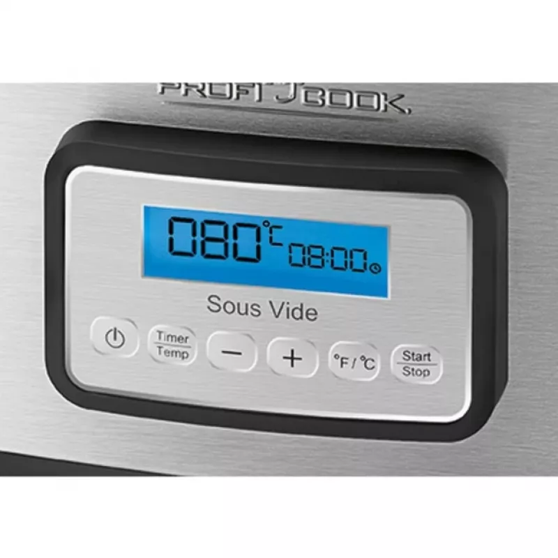 ProfiCook PC-SV 1112 8 l 520 W čierna, nehrdzavejúca oceľ