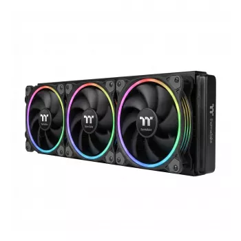 120mm THERMALTAKE TS120 EX RGB skriňový ventilátor, balenie 3 ks, čierna