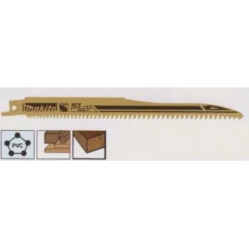 MAKITA plátok na šabľovú pílu HCS 203x1,0 mm /5 ks drevo (rýchly)