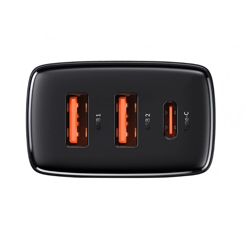 Baseus 30W USB nabíjačka QC PD3.0 Type-C PD rýchlonabíjačka pre iPhone 17 16 15 14 13 12 Pro Max Xiaomi Samsung