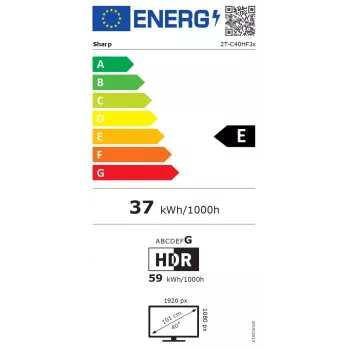 Sharp | 40HF3265E | 40 palcov | Smart TV | Google TV