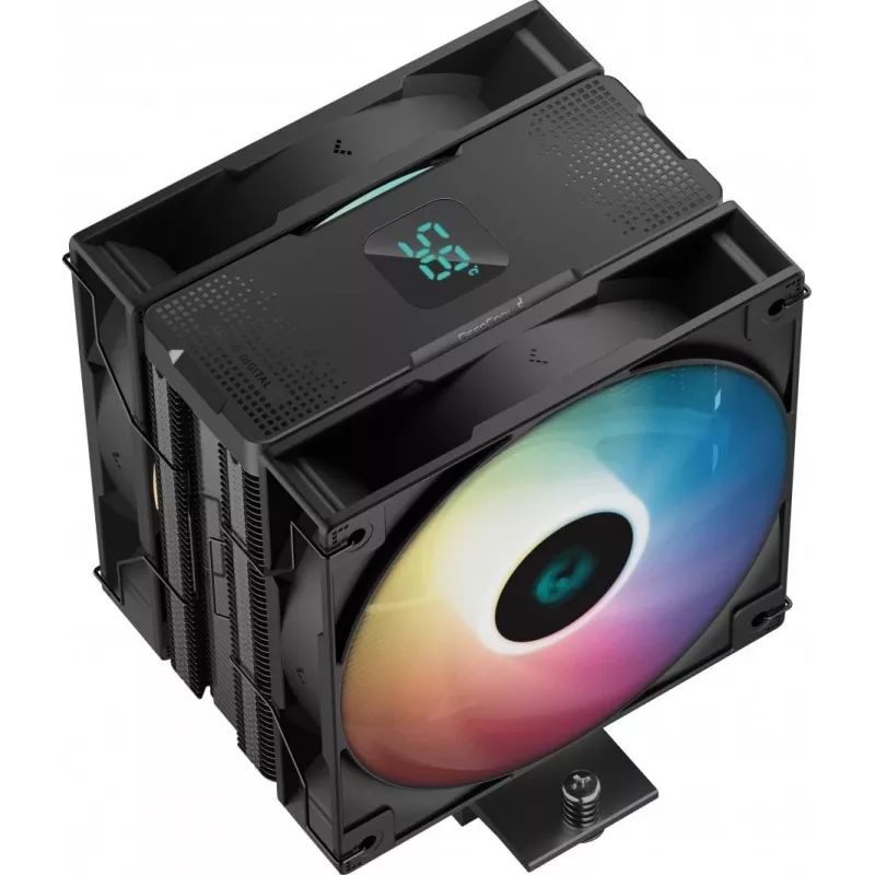 DeepCool AG400 Digital Plus procesorový vzduchový chladič 12 cm čierny 1 kus
