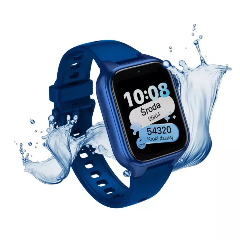 Smartwatch Stelio Junior 4G ST-SWJ101-NB – 4G detské hodinky, tmavomodré