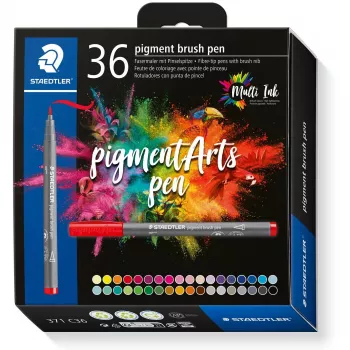 Brush Pen Staedtler Pigment Arts 36 farieb