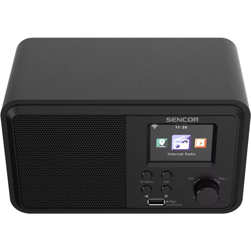 Stolný rádioprijímač SENCOR SIR 5100WDB — 4 W, Wi‑Fi, FM