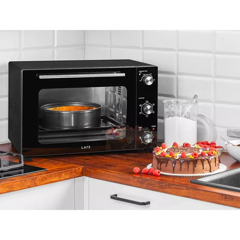 LAFE HeatMaster PIW-005 elektrická rúra, 48 L, 1800 W, teplovzdušná, otočný ražeň