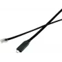 Renkforce RF-4379722 Káblový adaptér/adaptér rozhrania USB Type-C RJ-45 Čierny (RF-4379722)