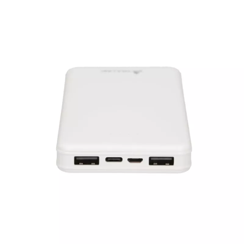 Powerbanka Extralink EPB-078W 10000 mAh biela, USB-C, 10 W výstup, nabíja až 2 zariadenia