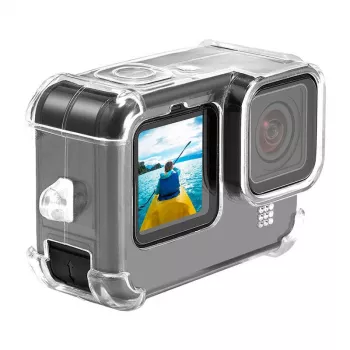 Puzdro s krytkou objektívu a popruhom na krk PULUZ pre GoPro Hero 9 / 10 / 11